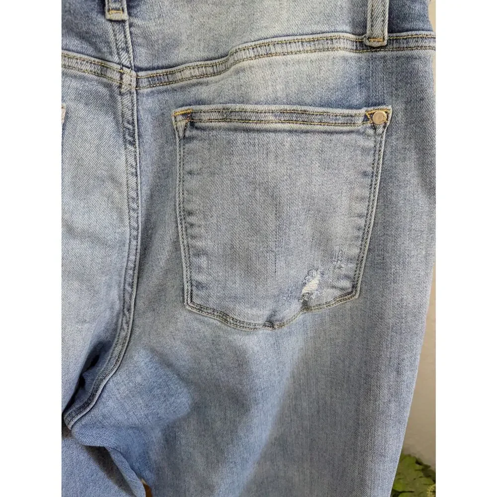 Judy Blue Mid Rise Straight Fit Women's Denim Jeans Sz 14W - Picture 4 of 15